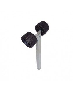 Side swining roller, n. 2 rollers Ø 10 cm